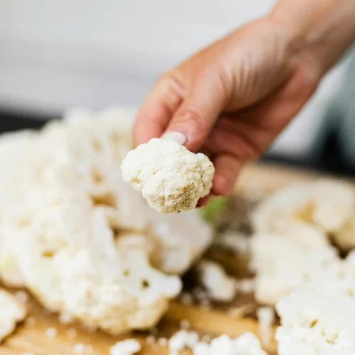 roasted parmesan cauliflower