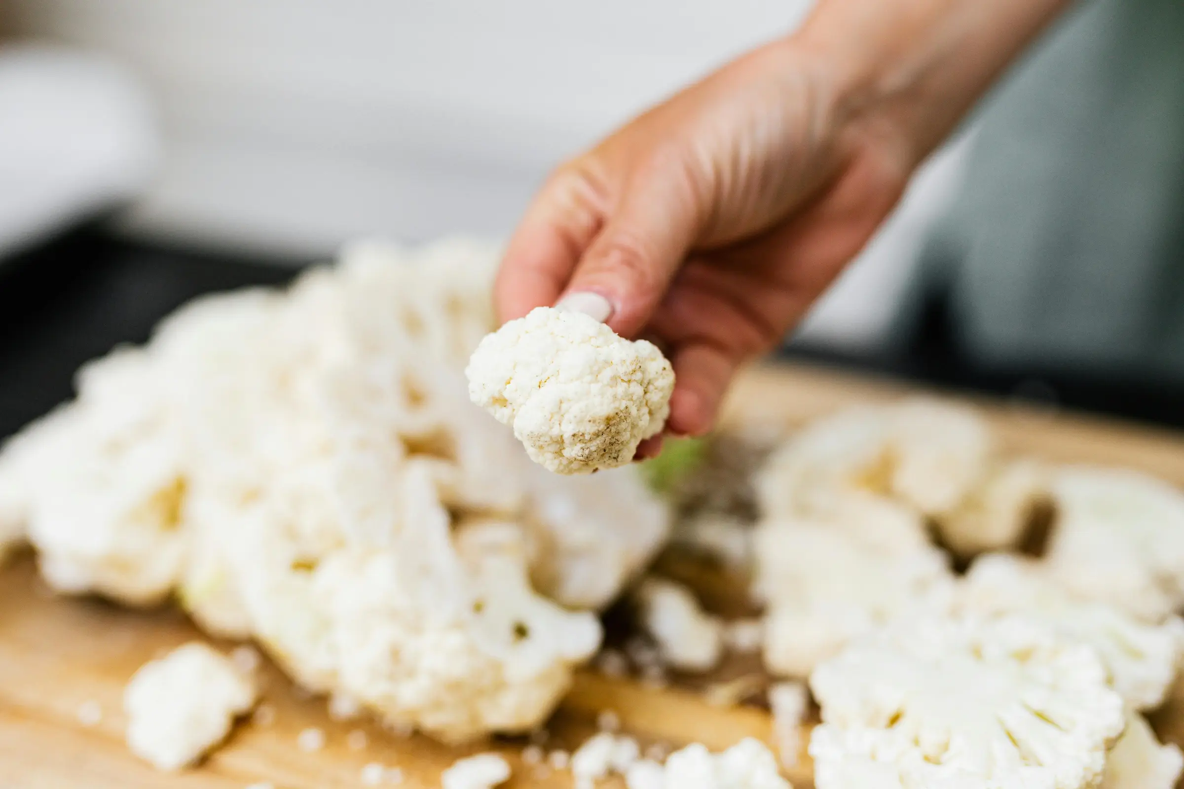 roasted parmesan cauliflower